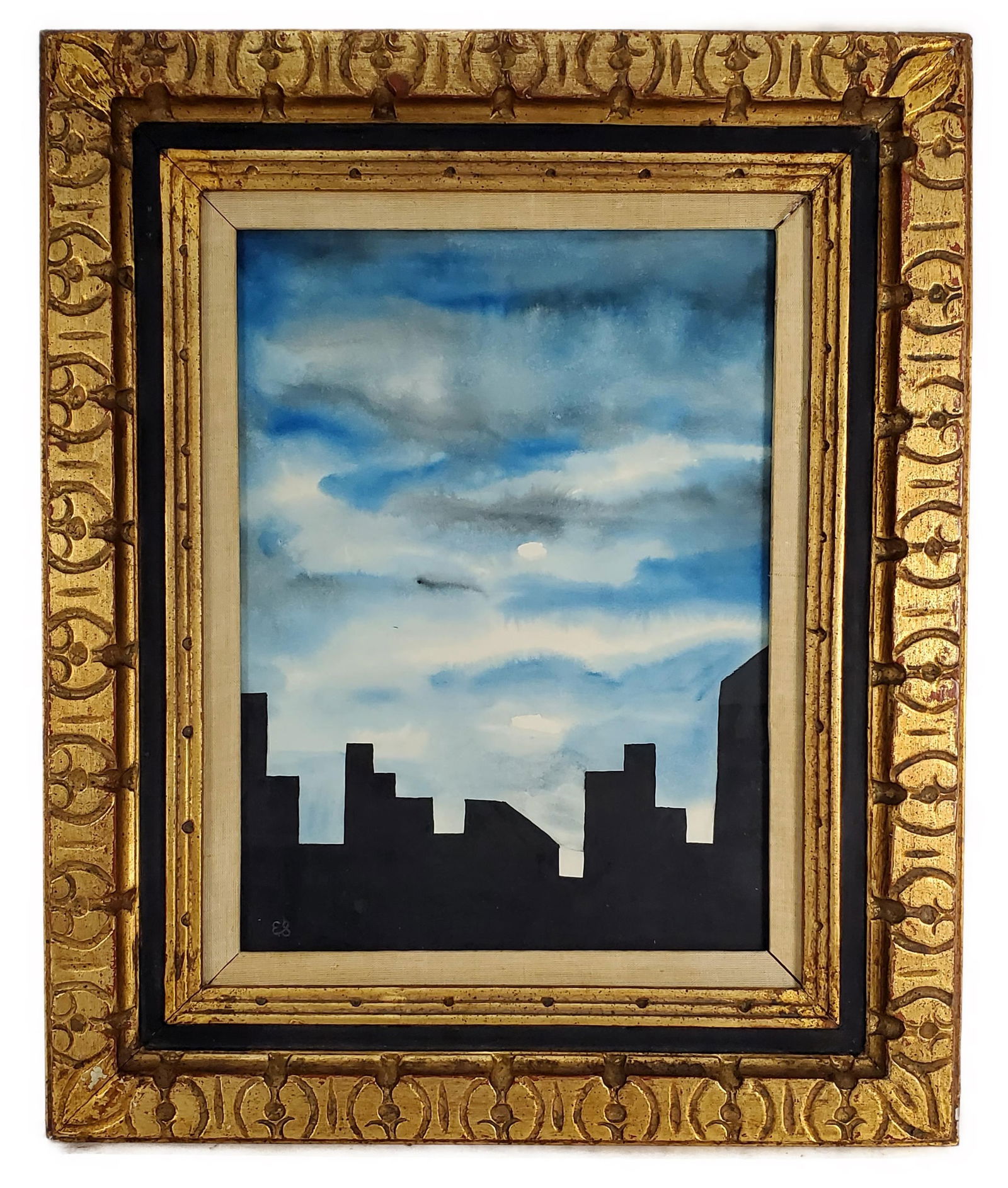 Emilio Sanchez (Cuban, 1921-1999) Untitled, Monogrammed ES lower left, Watercolor on cardboard, 16" (1 of 6)