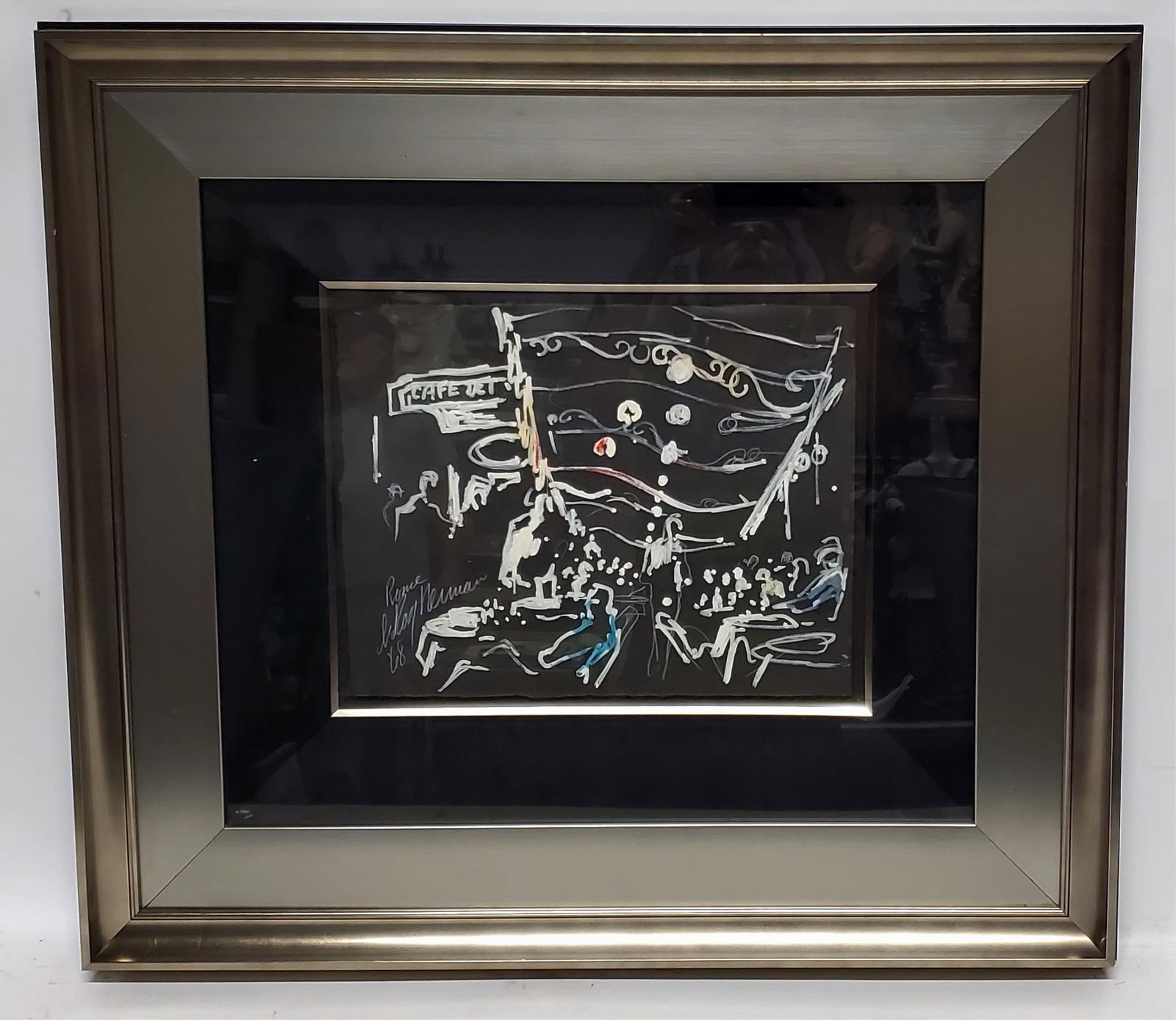 Leroy Nieman (American, 1921-2012) Rome Piazza, Signed and Inscribed Rome '68 lower left, Gouache on (1 of 5)