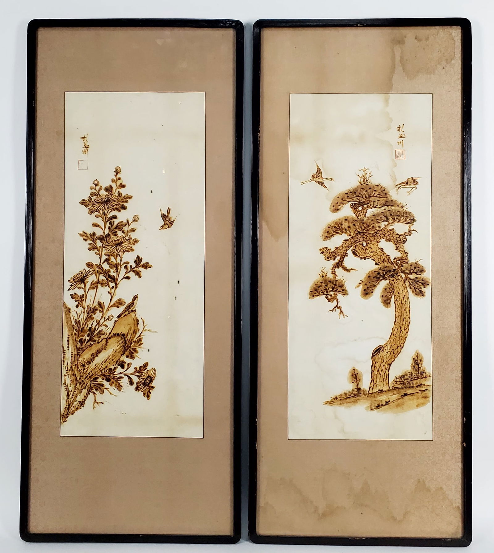 Two Korean Scroll Paintings (1 of 7)