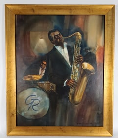 A n American Illustration Painting on Board,