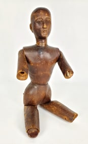 Interesting Antique Wood Articulated Artist's Model
