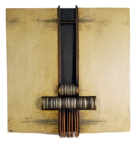 A Contemporary Mixed Media Painting, Signed Urban