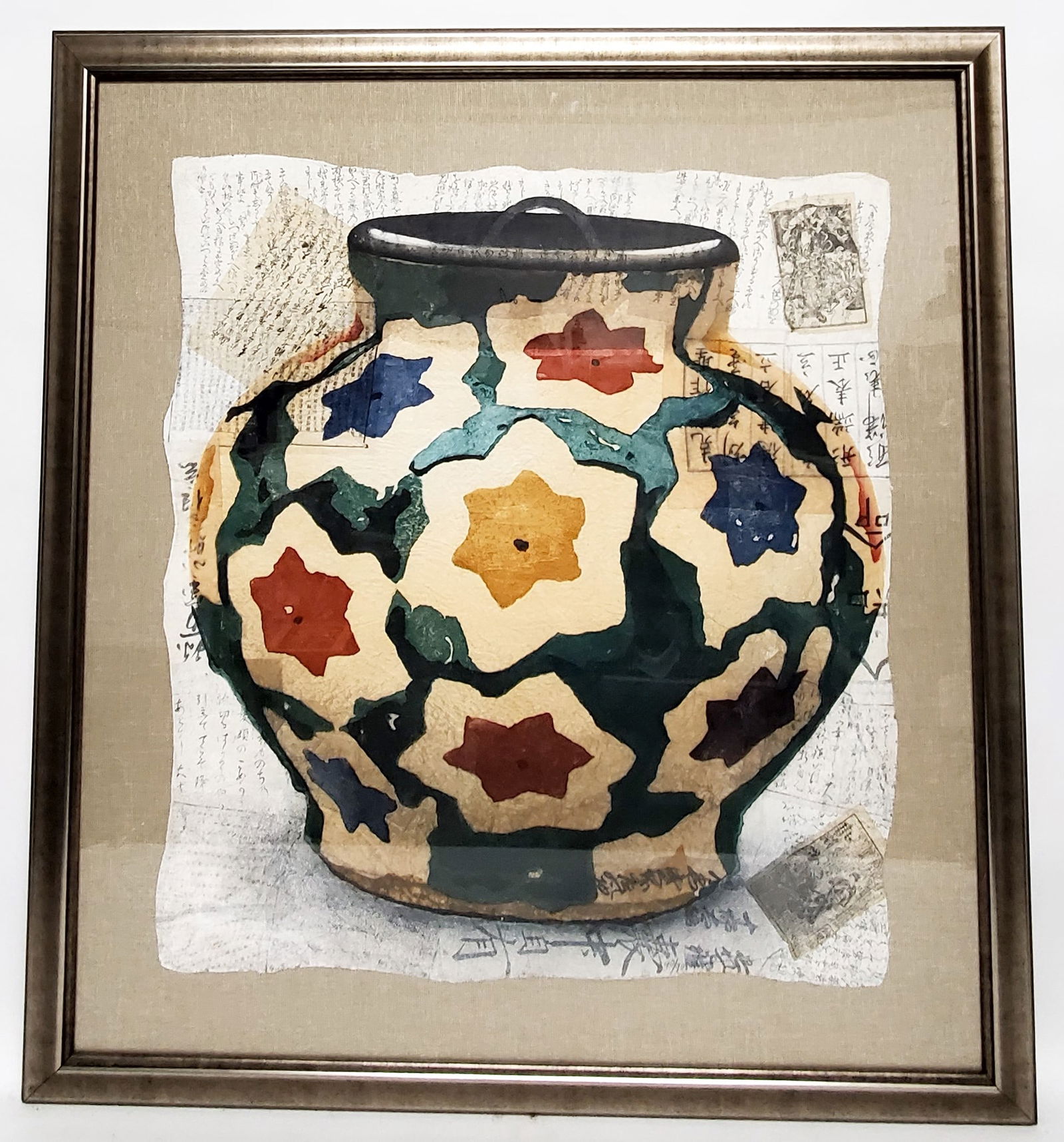 Daniel Kelly (American, b.1947), Camellia, Signed and numbered Woodblock (1 of 8)