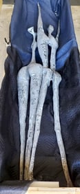 Aharon Bezalel (Afghanistan/Israel, 1926-2012) Monumental Cast Aluminum Sculpture, Signed and dated
