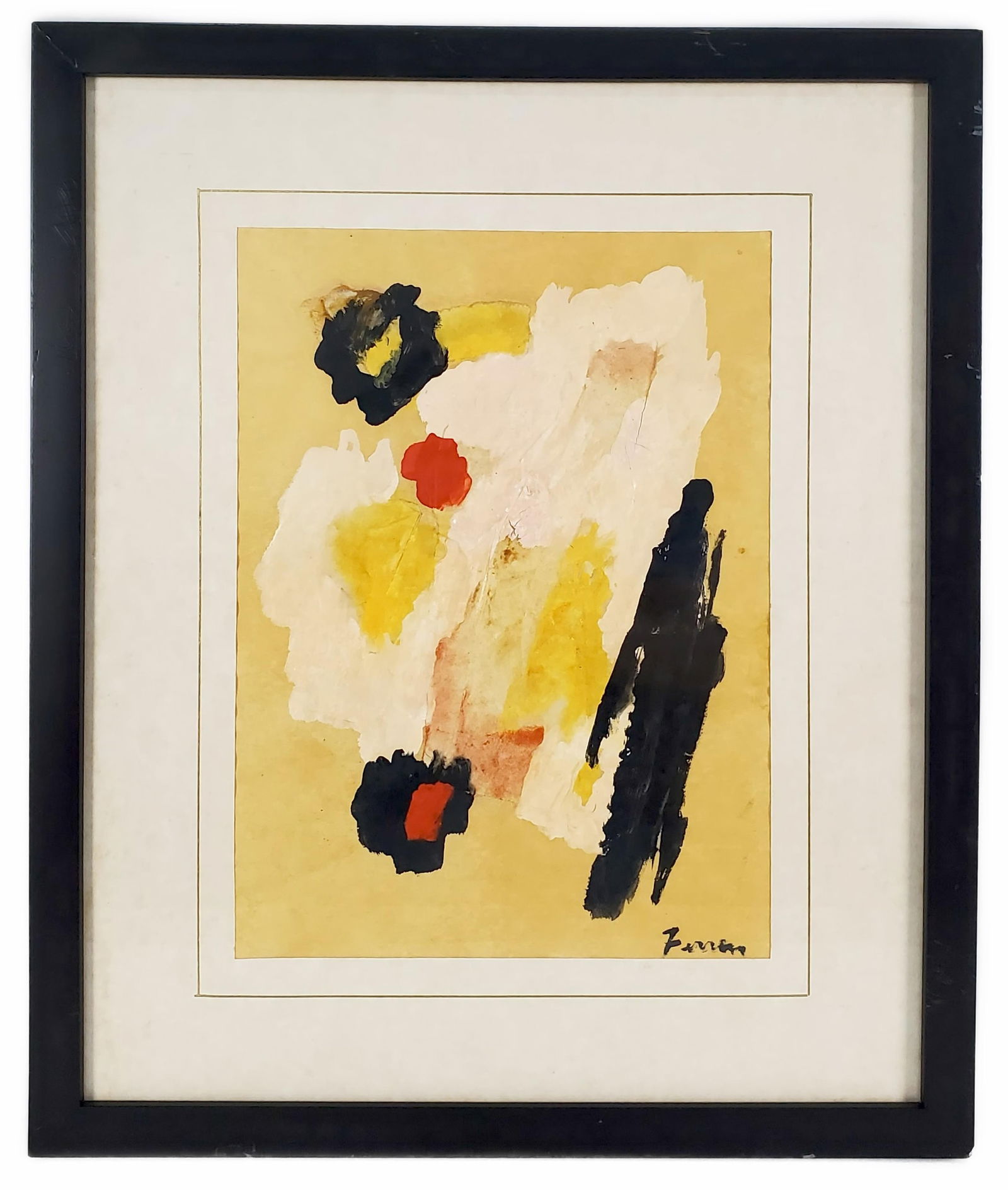 John Ferren (American, 1905-1970) Untitled, Signed Ferren lower right, Oil on Paper, 11 3/4" x 8 (1 of 4)