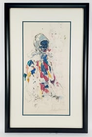 Leroy Nieman (American, 1921-2012) Harlequin, Signed and dated '71, Ink and Gouache on Paper,