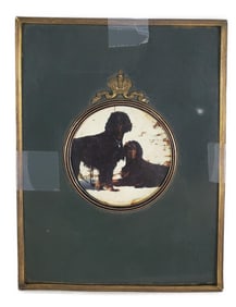 Russian Enamel and Silver Picture Frame, marked with maker's hallmarks (BA) and stamped 88, with