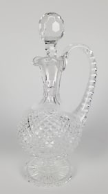 Wateford Crystal Decanter, Signed, 12 1/4" h., good condition, two flakes on stopper.