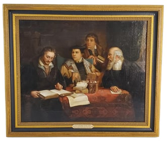 Pierre-Antoine Labouchère (French, 1807-1883) Attributed to, Martin Luther Translates the