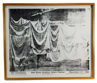 Robert Rauschenberg (American, 1925-2008) New Music America-Miami Festival, December 2-11, 1988,