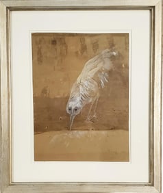 Morris Graves (American/Oregon, 1910-2001) Spirit Bird, Signed Graves and dated '46, Tempera and