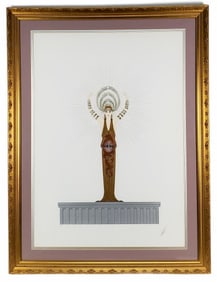 Erte (Russian, 1892-1990) Diana, Signed Erte and numbered CI/CL in pencil, from The Myths Suite,