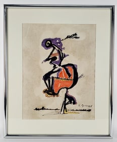 Eugenio Fernandez Granell (Spanish, 1912-2001) Untitled, Signed E. Granell lower right, Gouache and