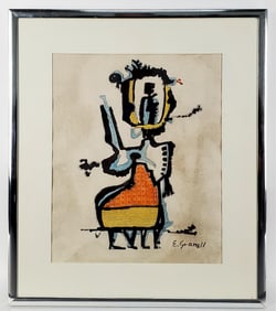 Eugenio Fernandez Granell (Spanish, 1912-2001) Untitled, Signed E. Granell lower right, Gouache and