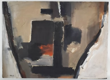 Theodoros Stamos (American, 1922-1997) Attributed to, Abstract Composition, Signed lower left, Oil