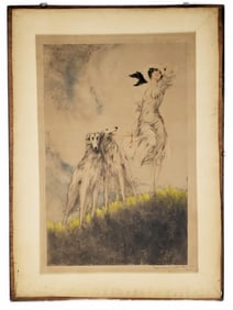 Louis Icart (French, 1880-1950) Joie de Vivre, c.1929, Paris, Signed in pencil lower right margin,