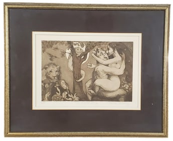 Charles Bragg (American, 1931-2017) The Eighth Day, Signed, titled, and numbered 5/100 in pencil in