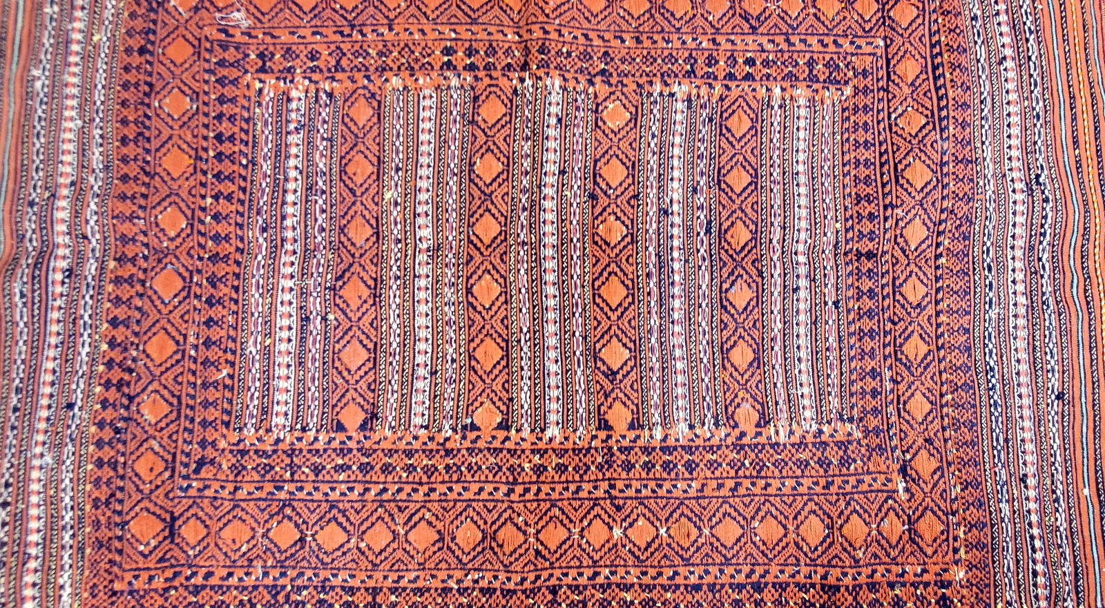 Antique Chinese Wool Rug, 54" x 30" (1 of 4)