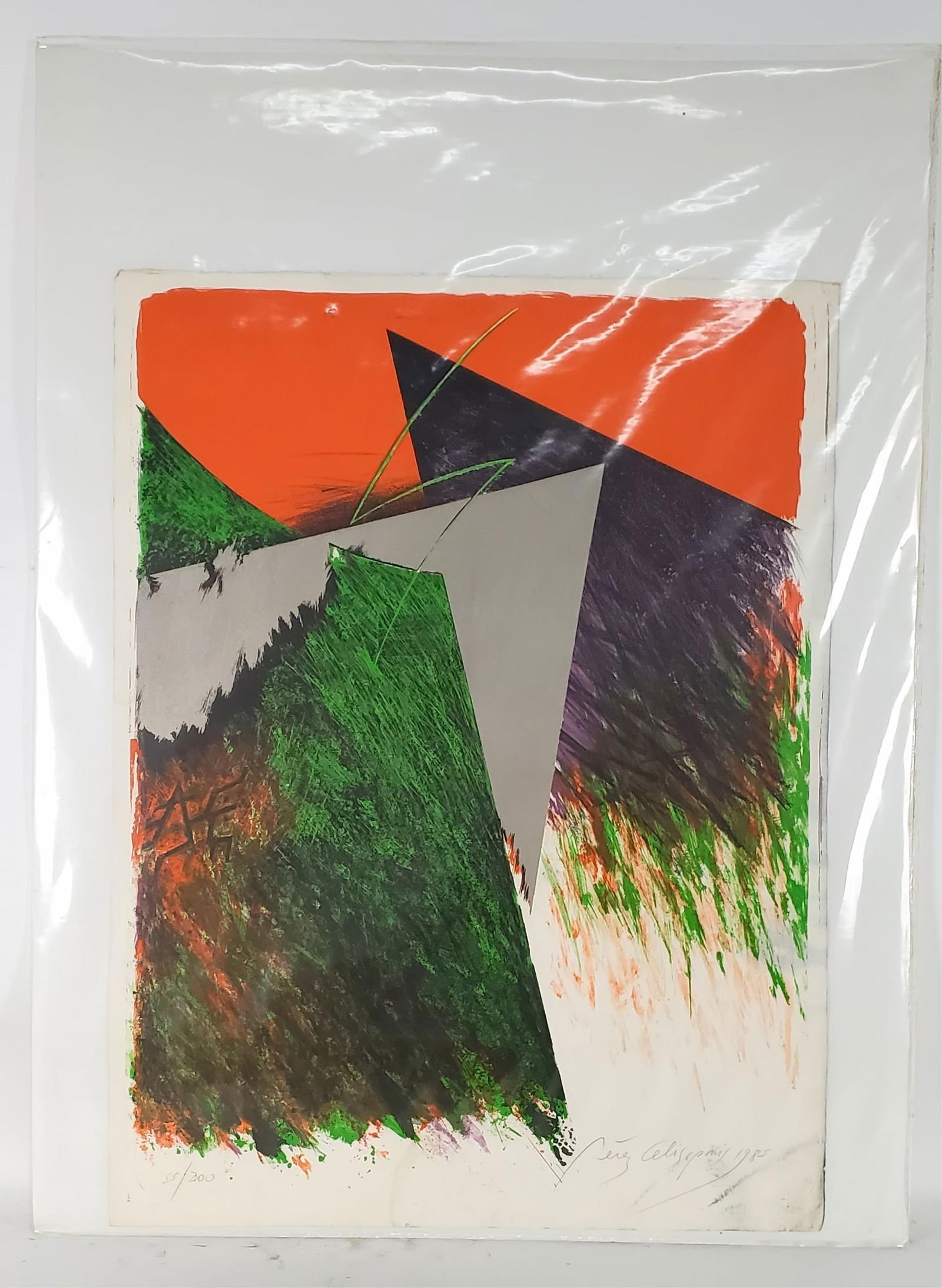 Perez-Celis (Argentinian, 1939-2008) Untitled, Signed, dated 1985., and numbered 55/300 in pencil, (1 of 4)