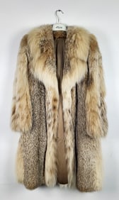 A Vintage Ladies Fox Fur Coat