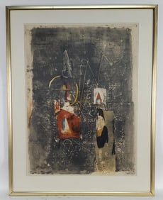 Johnny Friedlaender (German, 1912-1992) Untitled, Signed in pencil lower right, Etching with