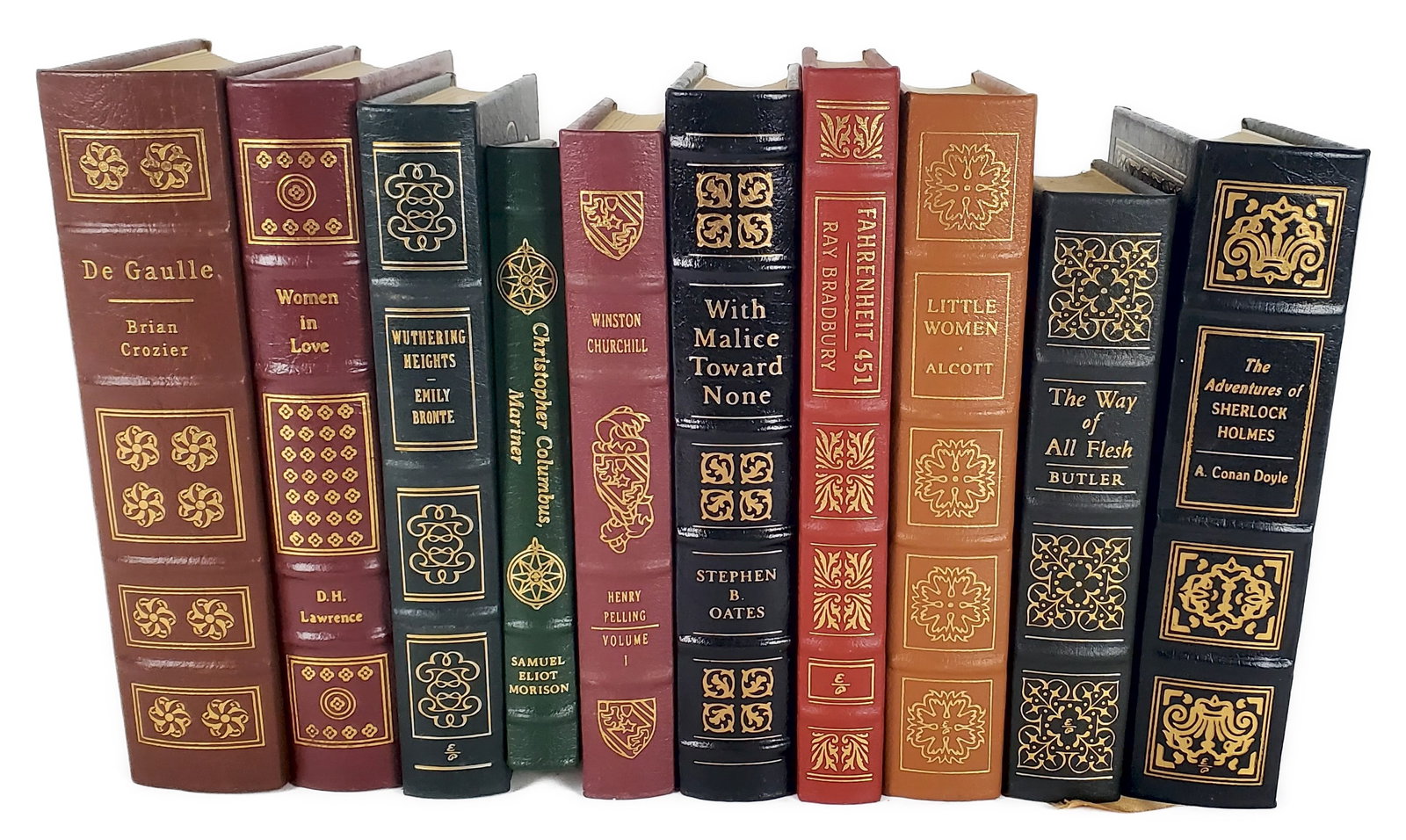 Group of Ten Easton Press Leather Bound and Tooled Books (1 of 5)