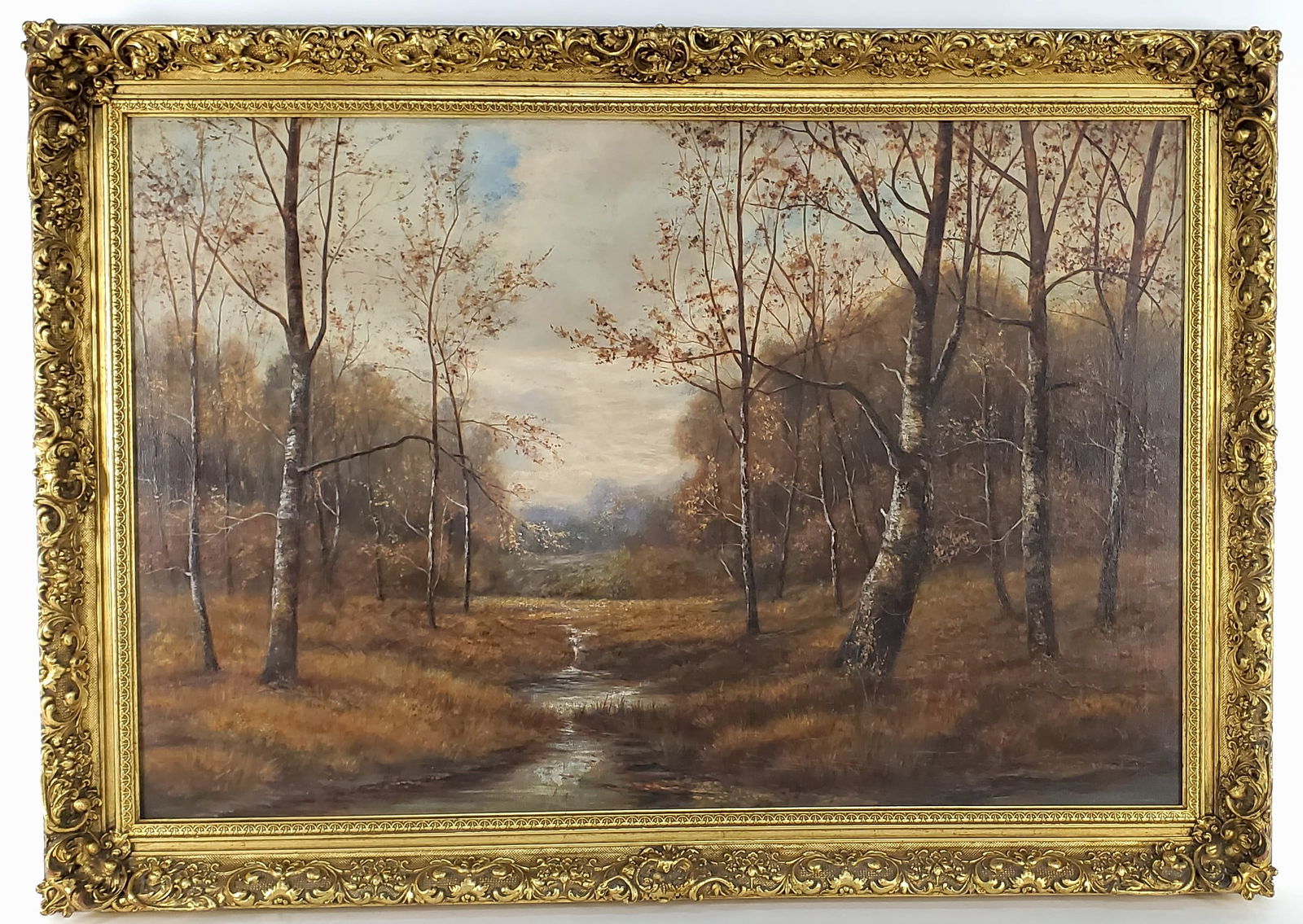 Robert William Wood (American, 1889-1979) Woodland Stream Painting (1 of 5)