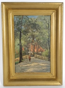 James Humbert Craig (Irish, 1877-1944) Park Landscape Painting