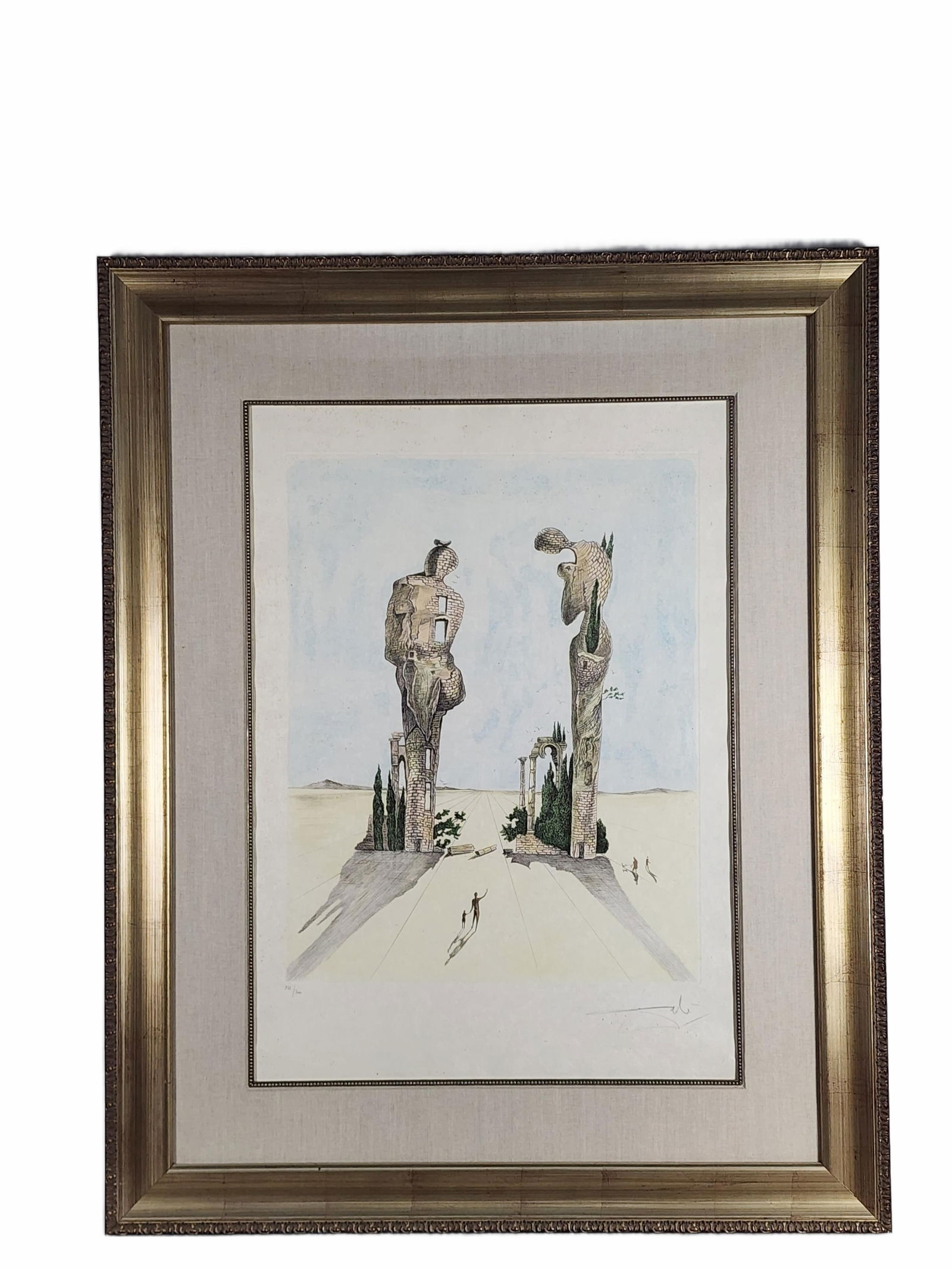 Salvador Dali (Spanish, 1904-1989) Reminiscence Archeologique de L'Angelus de Millet (Study for (1 of 6)