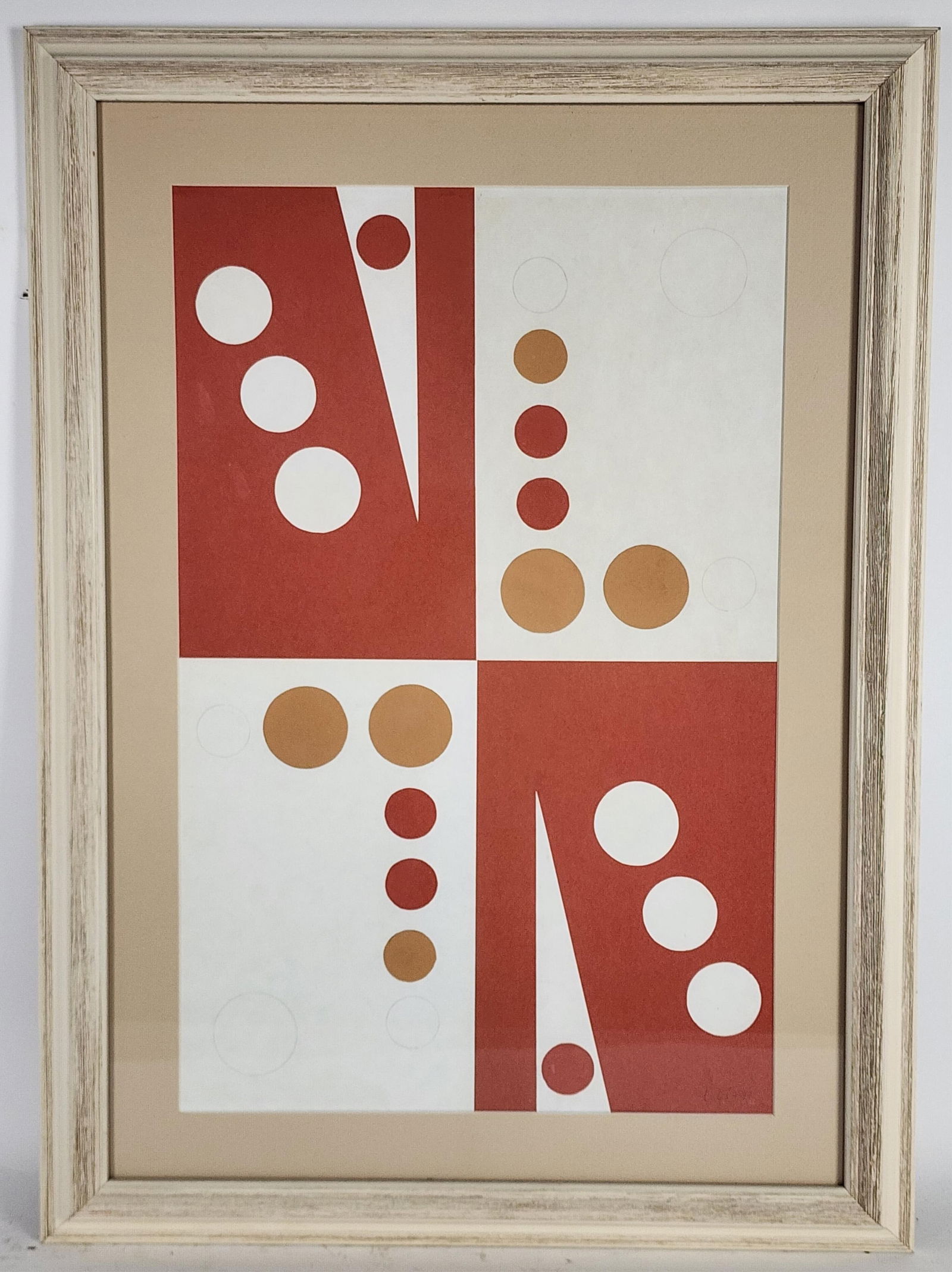 Lolo Soldevilla (Cuban, 1901-1971) Sin Titulo, Collage and Crayon on cardstock, Signed Lolo and: Lolo Soldevilla (Cuban, 1901-1971) Sin Titulo, Collage and Crayon on cardstock, Signed Lolo and dated '57 in pencil lower right, 20" x 13", Framed-26 1/2" x 19 3/8", Accompanied by a COA from Martha F