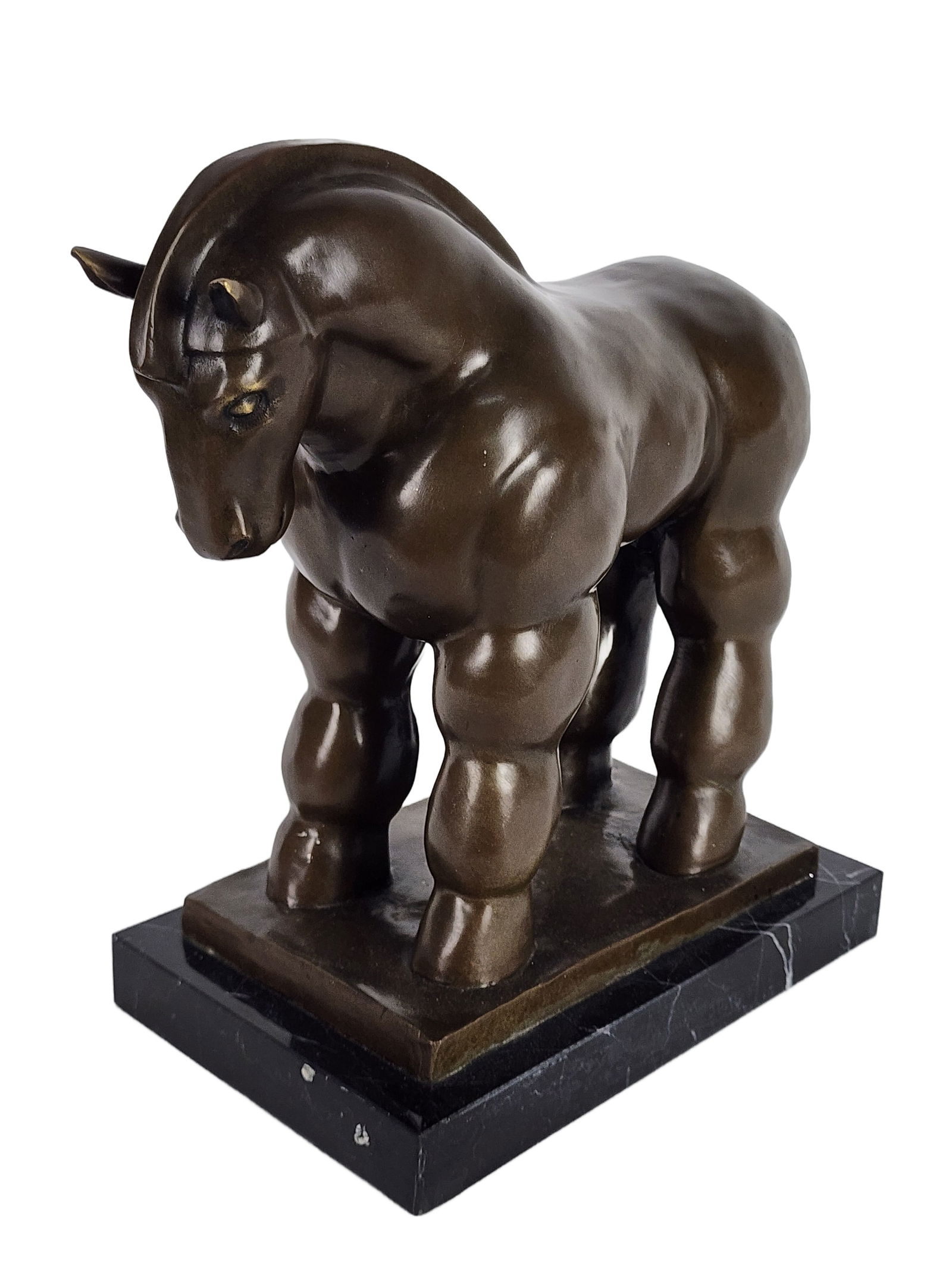 A Contemporary Reproduction Bronze Sculpture After Fernando Botero (1 of 4)