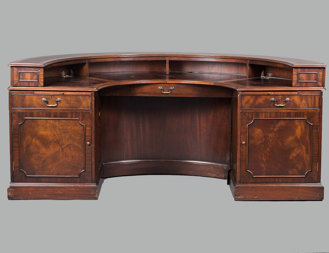 STYLE MAHOGANY AND BURL DESK Jun 03, 2013 AGOPB in FL