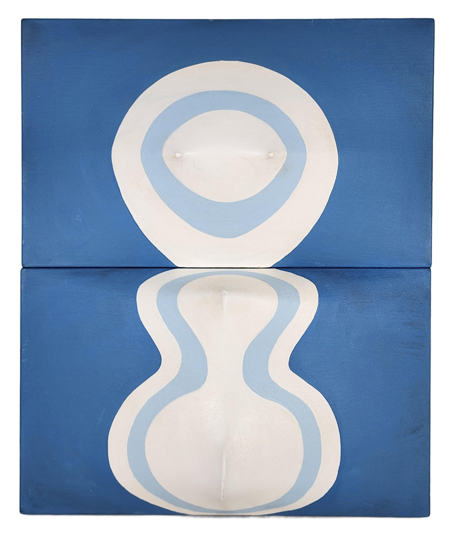 Zilia Sanchez (Cuban, 1928-2024) Sin Titulo, Signed and dated 1989 on left side, Acrylic on: Zilia Sanchez (Cuban, 1928-2024) Sin Titulo, Signed and dated 1989 on left side, Acrylic on stretched canvas, back signed and dated 1989 by the artist, 24 1/4" x 20 1/8", no frame.