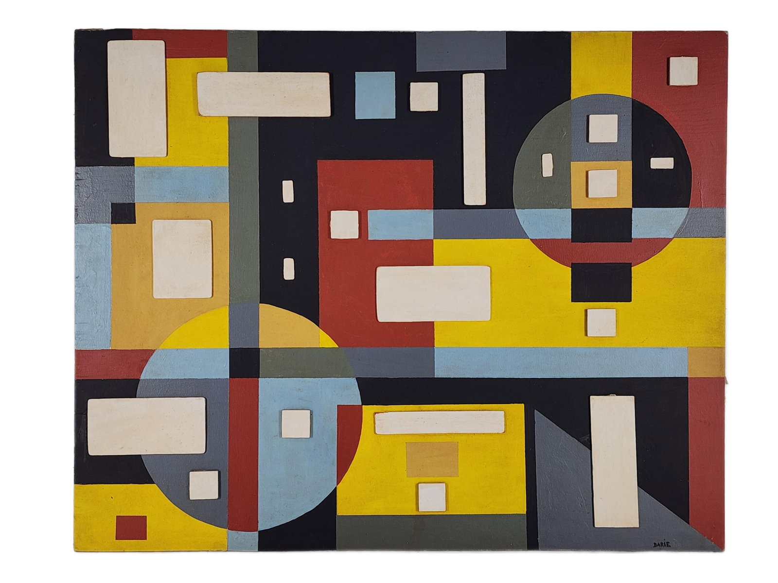Sandu Darié (Romanian, 1908–1991) Untitled ( Estructuras Pictóricas), Signed Darie (1 of 7)