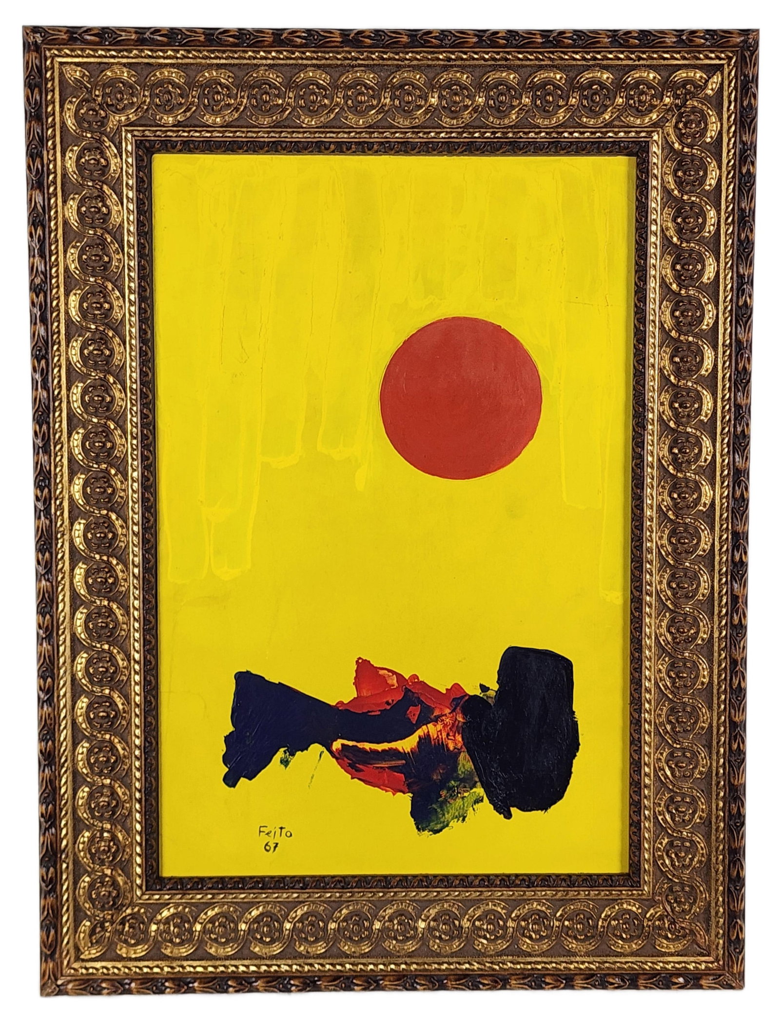 Luis Feito López (Spanish, 1929–2021) Untitled, Signed and dated '67 lower left, (1 of 7)