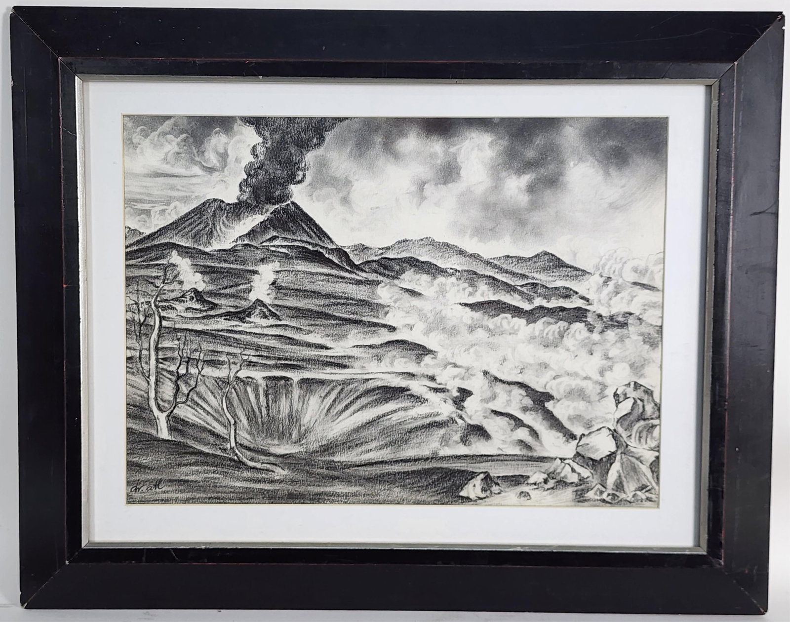 Gerardo Murillo Cornado Dr. Atl (Mexican, 1875–1964) Volcano, Signed Dr. Atl lower left, (1 of 6)