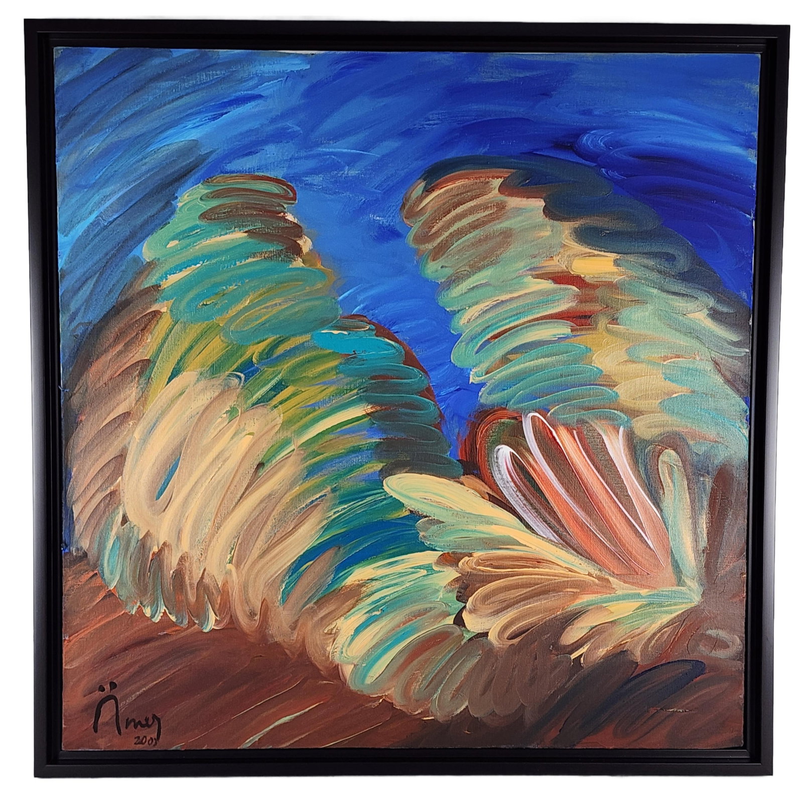 Ömer Uluç (Turkish, 1931–2010) Attributed to, Untitled, Signed and dated 2003 lower (1 of 5)