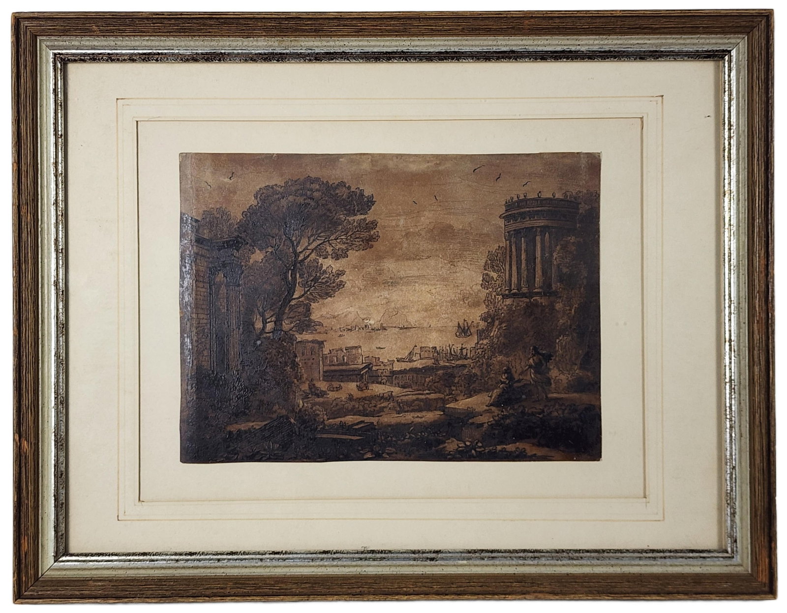An English 18th Century Etching with Mezzotint by Richard Earlom (1743-1822) After Claude Lorraine (1 of 7)
