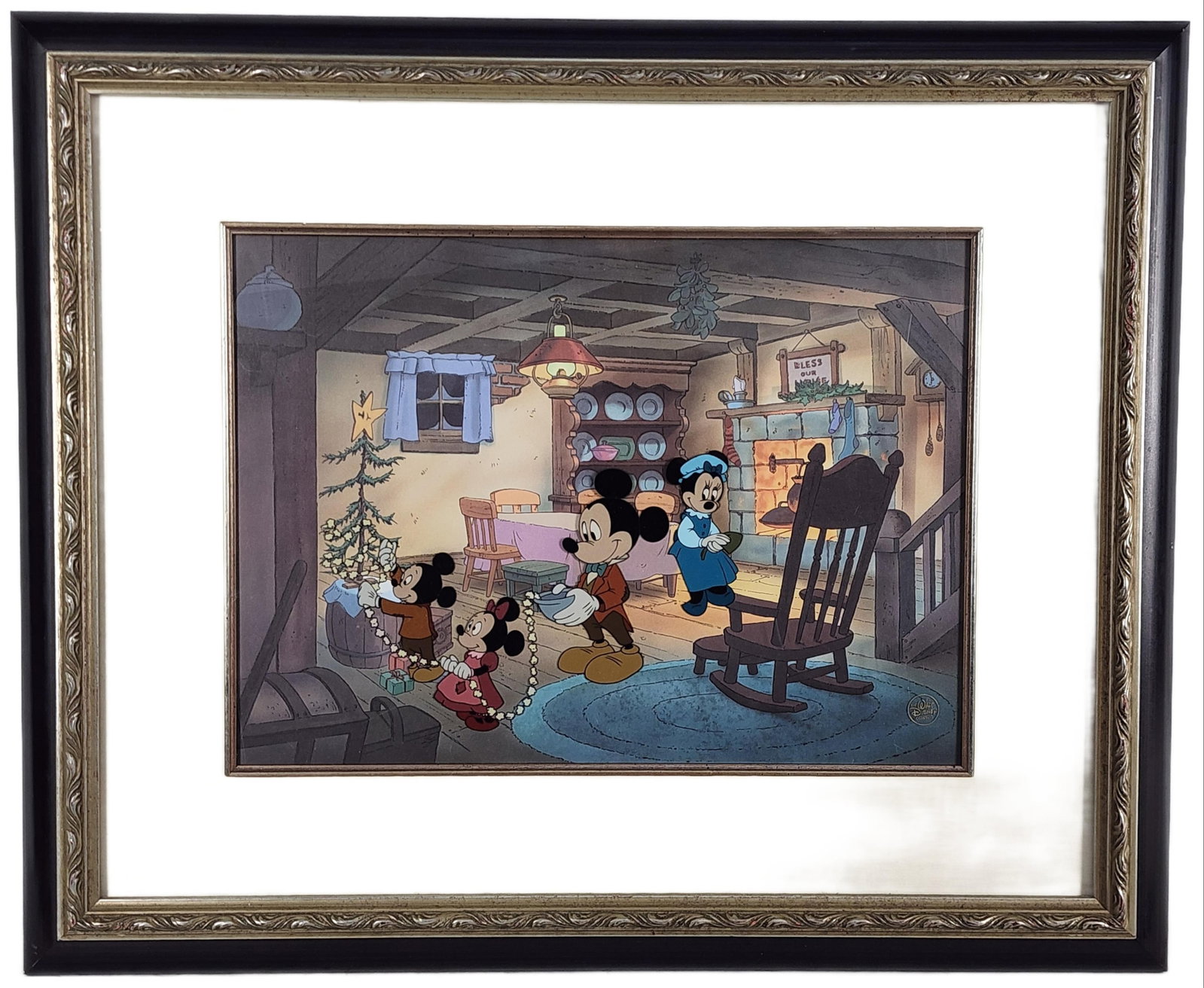 Walt Disney Limited Edition Animation Cel, The Cratchit Family, from Mickey's Christmas Carol, (1 of 5)