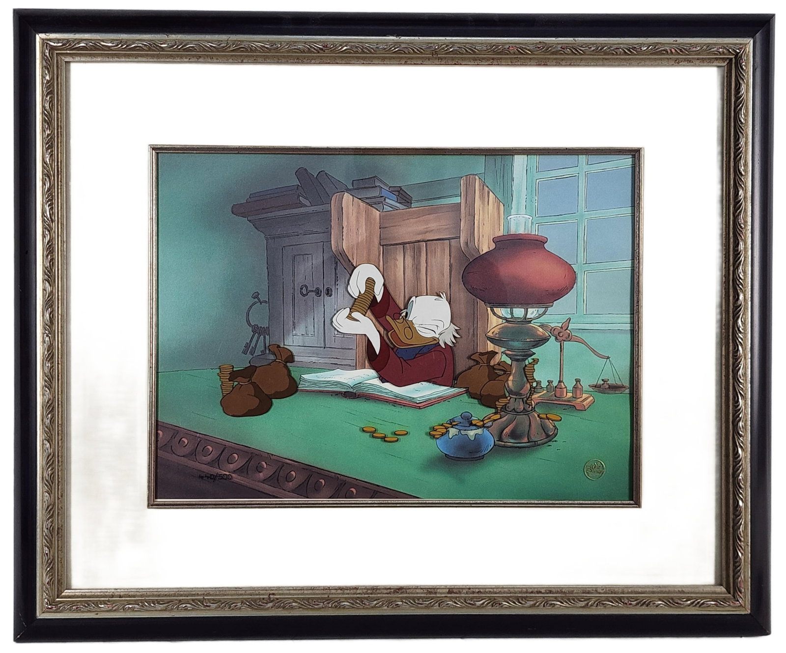 Walt Disney Limited Edition Animation Cel, Scrooge McDuck, from Mickey's Christmas Carol, c.1983, (1 of 5)