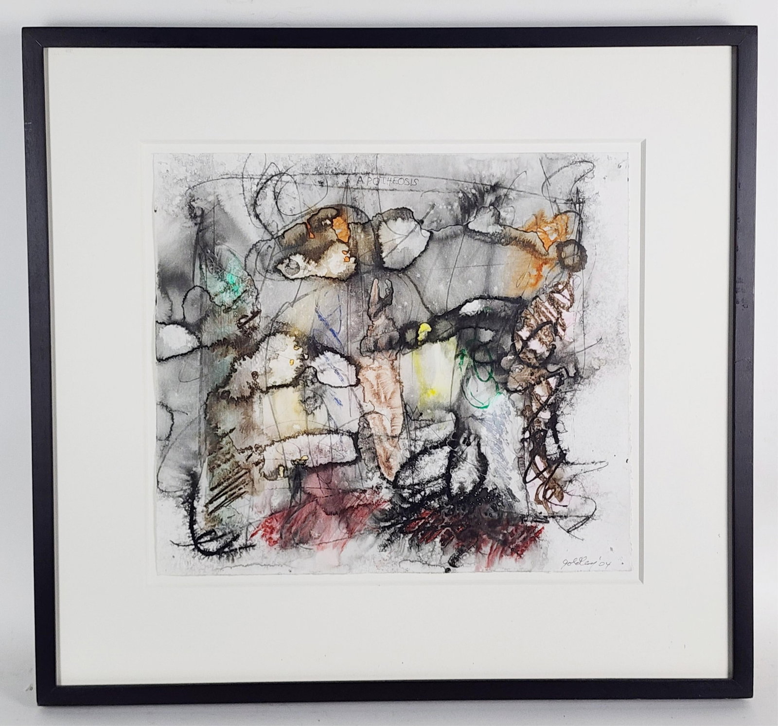 Michael Goldberg (American, 1924-2007) Untitled 11, Signed and dated '04 lower right, Watercolor on (1 of 8)