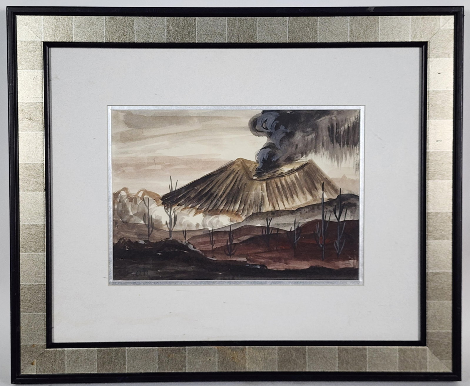 Gerardo Murillo Dr. Atl Cornado (Mexican,1875–1964) Popocatepetl Volcano, Signed Dr. Atl lower (1 of 5)
