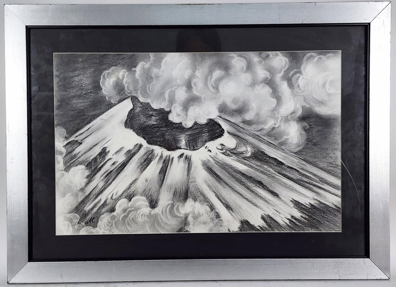 Gerardo Murillo Dr. Atl Cornado (Mexican, 1875–1964) Paricutin Volcano, Signed Dr. Atl lower (1 of 7)