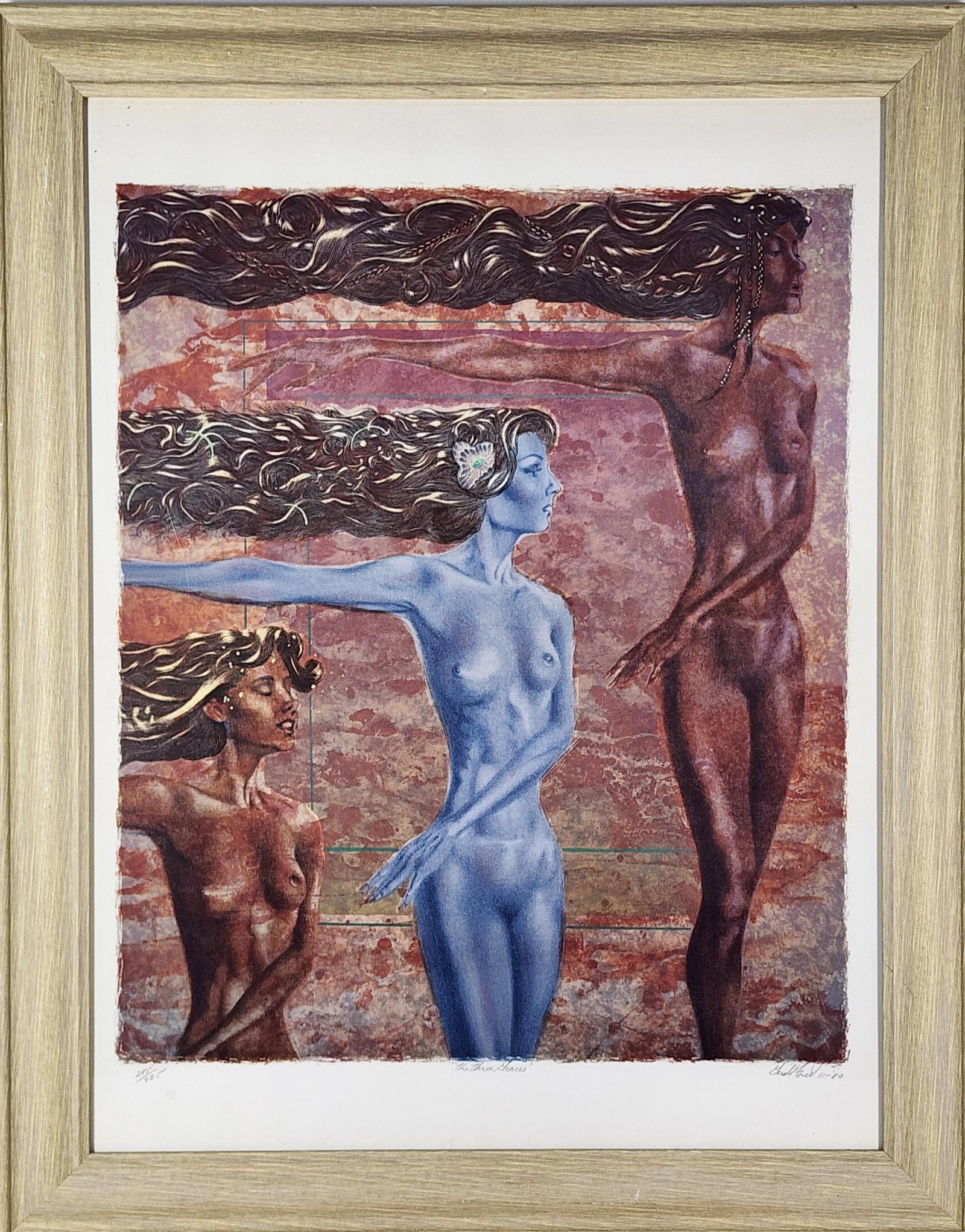 Gerald Fried (American, b.1951) The Three Graces, Signed Gerald Fried and dated 11-80 in pencil (1 of 7)