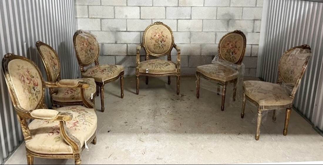French Louis XVI 19th Century Six Piece Salon Suite, 19th Century (1 of 3)