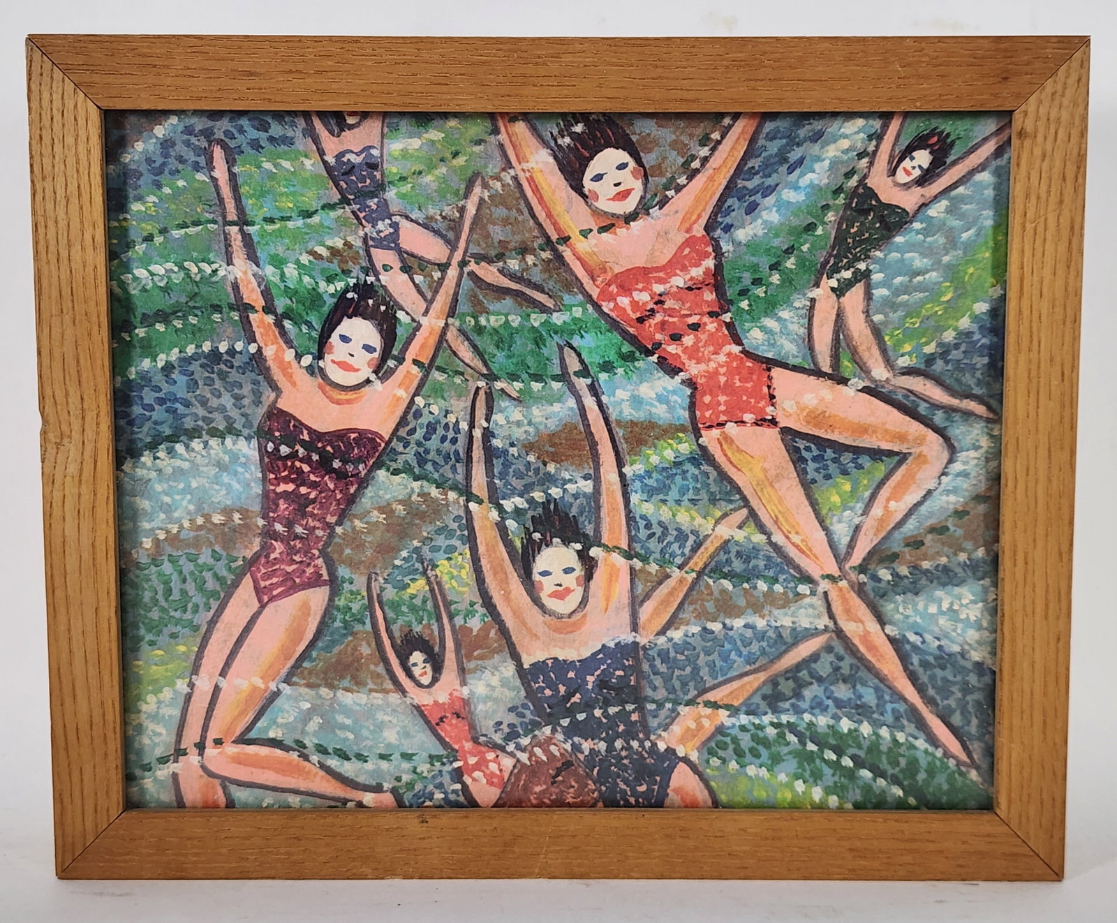 Pippo Rizzo (Italian, 1897-1964) Squadrismo, Mixed Media on Paper, back signed Pippo Rizzo, 8" x: Pippo Rizzo (Italian, 1897-1964) Squadrismo, Mixed Media on Paper, back signed Pippo Rizzo, 8" x 10", Framed-9" x 11" , Note: This painting was the offical catalog cover for the book published for the