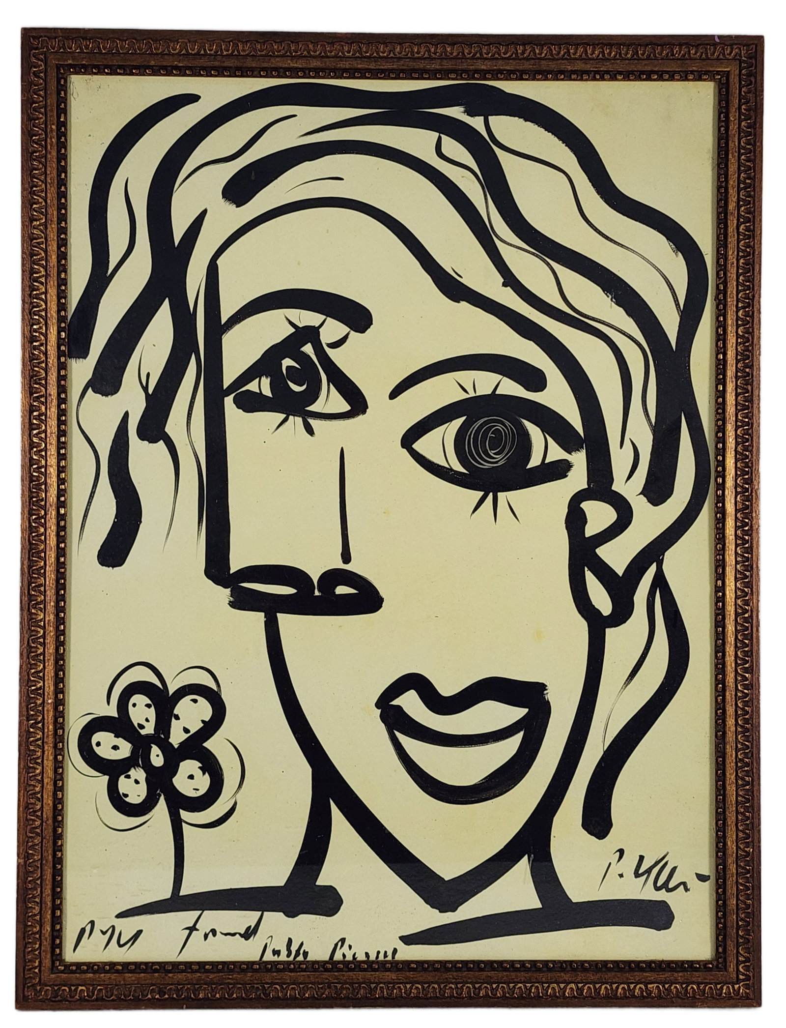Peter Keil (German, b. 1942) Picasso Face, Signed lower right, inscribed lower left,Oil on Board (1 of 5)