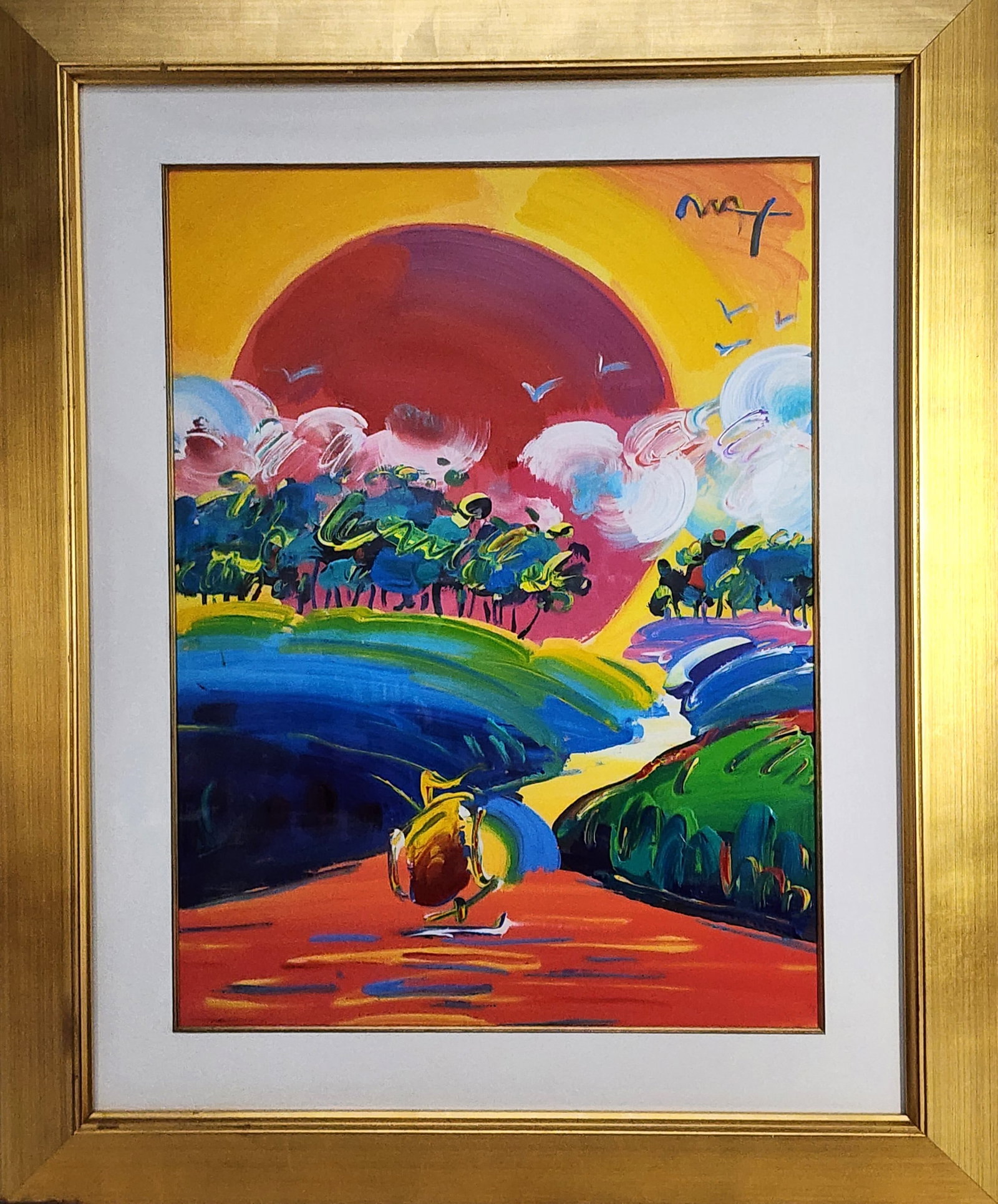 Peter Max (German, b. 1937) Without Borders Ver. 1 #39, Signed Max upper right, Acrylic on board, (1 of 7)