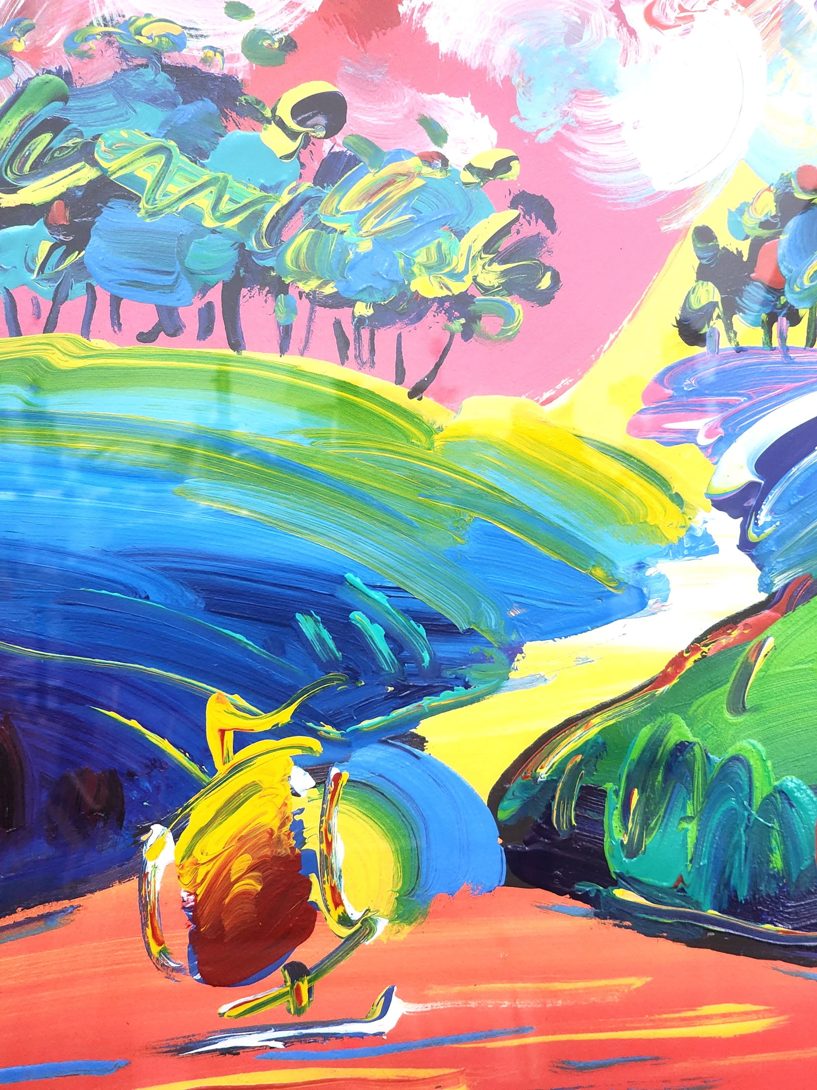Peter Max (German, b. 1937) Without Borders Ver. 1 #39, Signed Max upper right, Acrylic on board, - 3