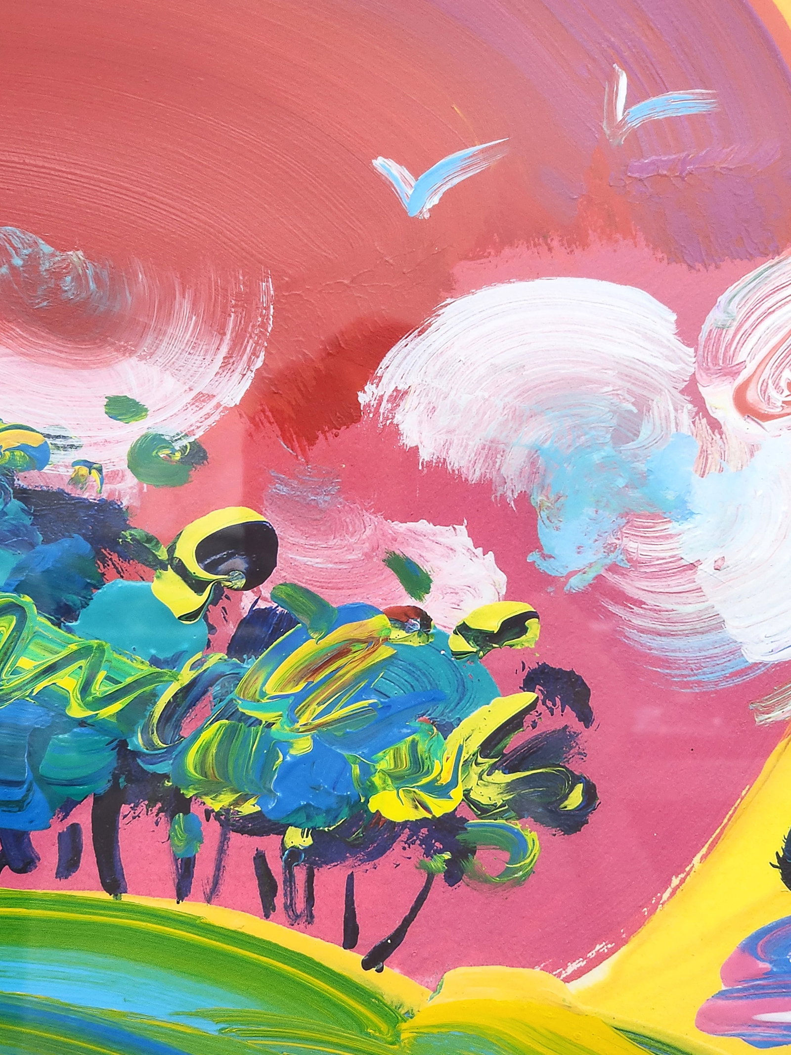 Peter Max (German, b. 1937) Without Borders Ver. 1 #39, Signed Max upper right, Acrylic on board, - 4